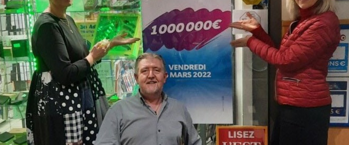 « Un jackpot du ticket Millionnaire, où ça ? » « Chez nous ! »