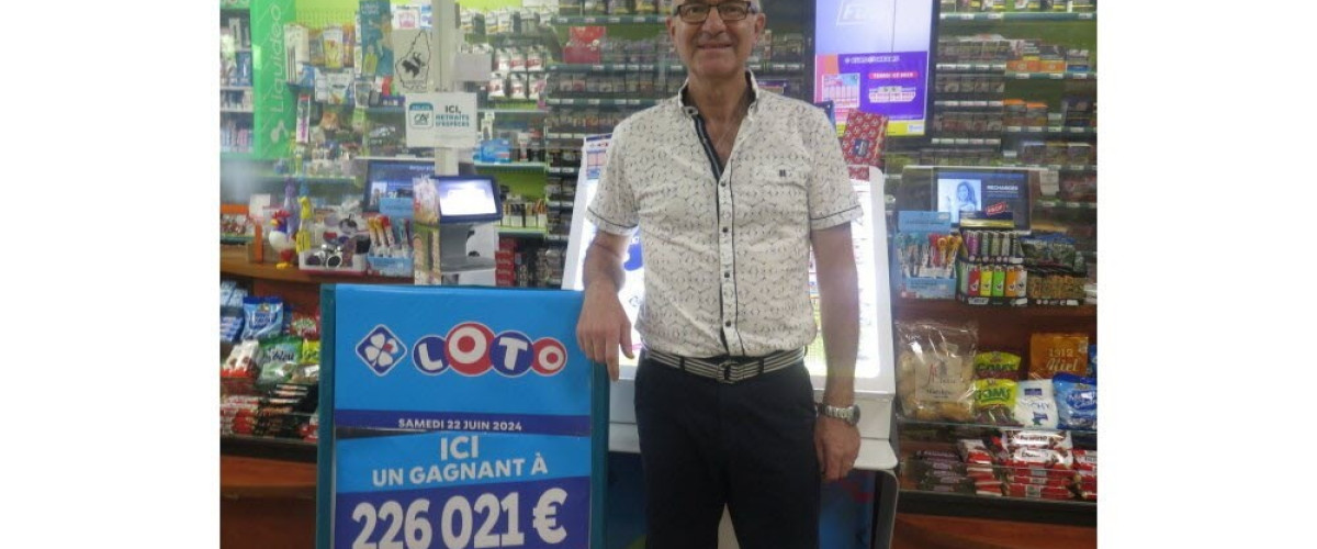 Loto : Un vacancier rentre d’Ardèche plus riche de 226 000€